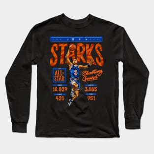 John Starks New York Stats Long Sleeve T-Shirt